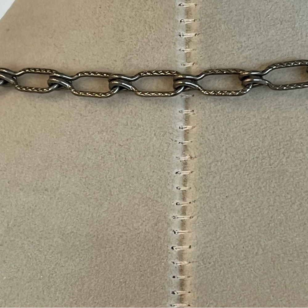 Elegant Silver Art Nouveau Chain Necklace - Picture 5 of 6